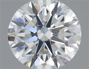 Picture of Natural Diamond 0.41 Carats, Round with Excellent Cut, E Color, SI1 Clarity and Certified by IGI