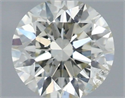 Diamante Natural 0.41 quilates, Redondo , Color H, claridad SI1 y certificado IGI