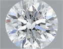 Natural Diamond 0.70 Carats, Round with Very Good Cut, E Color, SI2 Clarity and Certified by IGI