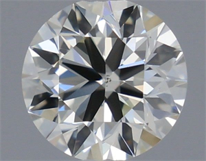 Picture of Natural Diamond 0.40 Carats, Round with Excellent Cut, I Color, VS2 Clarity and Certified by IGI