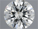 Natural Diamond 0.40 Carats, Round with Excellent Cut, I Color, I1 Clarity and Certified by IGI