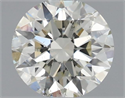 Natural Diamond 0.60 Carats, Round with Excellent Cut, J Color, SI1 Clarity and Certified by IGI