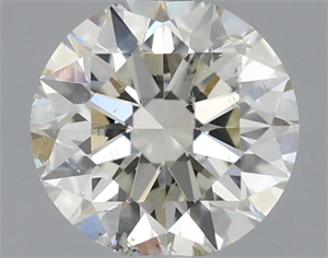 Picture of Natural Diamond 0.60 Carats, Round with Excellent Cut, J Color, SI1 Clarity and Certified by IGI