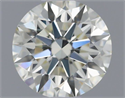 Natural Diamond 0.40 Carats, Round with Excellent Cut, L Color, VS2 Clarity and Certified by IGI