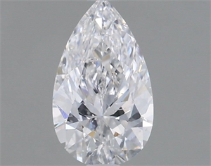Picture of Natural Diamond 0.82 Carats, Pear with  Cut, D Color, I1 Clarity and Certified by GIA