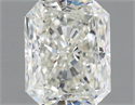 Natural Diamond 0.90 Carats, Radiant with  Cut, K Color, SI1 Clarity and Certified by GIA