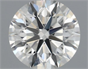 Natural Diamond 0.80 Carats, Round with Excellent Cut, K Color, VS2 Clarity and Certified by GIA