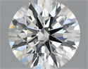 Natural Diamond 1.90 Carats, Round with Excellent Cut, H Color, VS1 Clarity and Certified by IGI