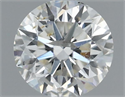 Natural Diamond 0.61 Carats, Round with Excellent Cut, H Color, I1 Clarity and Certified by IGI