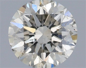 Picture of Natural Diamond 0.42 Carats, Round with Excellent Cut, I Color, SI2 Clarity and Certified by IGI