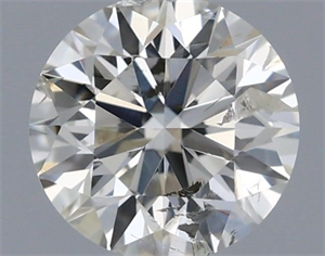 Picture of Natural Diamond 0.42 Carats, Round with Excellent Cut, I Color, SI2 Clarity and Certified by IGI