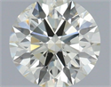 Natural Diamond 0.50 Carats, Round with Excellent Cut, N Color, SI1 Clarity and Certified by IGI