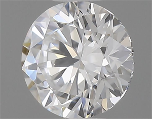 Picture of Natural Diamond 0.44 Carats, Round with Excellent Cut, D Color, VVS2 Clarity and Certified by GIA
