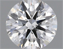 Natural Diamond 0.40 Carats, Round with Excellent Cut, F Color, SI2 Clarity and Certified by GIA