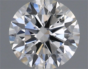 Picture of Natural Diamond 0.41 Carats, Round with Excellent Cut, G Color, SI1 Clarity and Certified by IGI