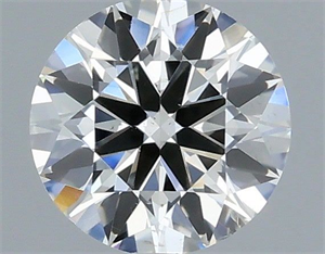 Picture of Natural Diamond 0.40 Carats, Round with Excellent Cut, I Color, SI2 Clarity and Certified by IGI