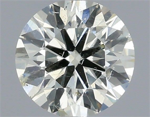 Picture of Natural Diamond 0.40 Carats, Round with Excellent Cut, J Color, SI2 Clarity and Certified by IGI