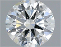 Natural Diamond 0.61 Carats, Round with Excellent Cut, E Color, SI2 Clarity and Certified by IGI