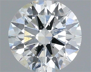 Picture of Natural Diamond 0.61 Carats, Round with Excellent Cut, E Color, SI2 Clarity and Certified by IGI