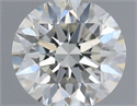 Natural Diamond 0.40 Carats, Round with Excellent Cut, H Color, VS2 Clarity and Certified by IGI