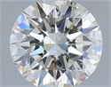 Natural Diamond 0.50 Carats, Round with Excellent Cut, H Color, SI2 Clarity and Certified by IGI