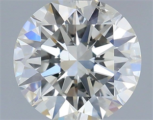Picture of Natural Diamond 0.50 Carats, Round with Excellent Cut, H Color, SI2 Clarity and Certified by IGI
