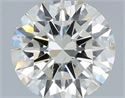 Natural Diamond 0.50 Carats, Round with Excellent Cut, I Color, SI2 Clarity and Certified by IGI