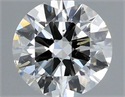 Natural Diamond 0.70 Carats, Round with Excellent Cut, H Color, SI2 Clarity and Certified by IGI