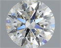 Natural Diamond 0.71 Carats, Round with Excellent Cut, I Color, SI2 Clarity and Certified by IGI