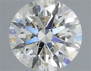Picture of Natural Diamond 0.71 Carats, Round with Excellent Cut, I Color, SI2 Clarity and Certified by IGI