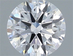 Picture of Natural Diamond 0.40 Carats, Round with Excellent Cut, E Color, VS2 Clarity and Certified by IGI