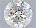 Natural Diamond 0.48 Carats, Round with Very Good Cut, J Color, VS2 Clarity and Certified by IGI
