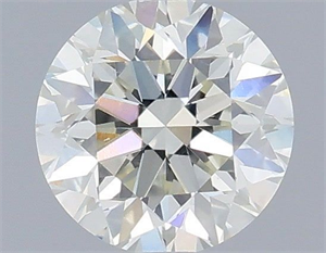 Picture of Natural Diamond 0.48 Carats, Round with Very Good Cut, J Color, VS2 Clarity and Certified by IGI