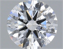 Natural Diamond 0.43 Carats, Round with Excellent Cut, E Color, SI2 Clarity and Certified by IGI