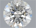 Natural Diamond 0.41 Carats, Round with Excellent Cut, I Color, SI2 Clarity and Certified by IGI