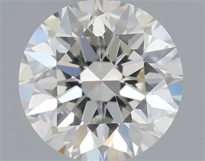 Picture of Natural Diamond 0.41 Carats, Round with Excellent Cut, I Color, SI2 Clarity and Certified by IGI