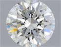 Natural Diamond 0.41 Carats, Round with Excellent Cut, H Color, VS2 Clarity and Certified by IGI