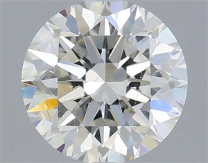Picture of Natural Diamond 0.41 Carats, Round with Excellent Cut, H Color, VS2 Clarity and Certified by IGI