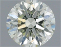 Natural Diamond 0.40 Carats, Round with Very Good Cut, I Color, VS2 Clarity and Certified by IGI