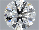 Natural Diamond 0.40 Carats, Round with Excellent Cut, H Color, SI2 Clarity and Certified by IGI