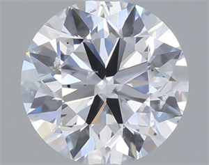 Picture of Natural Diamond 0.50 Carats, Round with Very Good Cut, D Color, SI1 Clarity and Certified by IGI