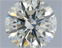 Natural Diamond 0.50 Carats, Round with Excellent Cut, L Color, SI2 Clarity and Certified by IGI
