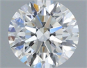 Natural Diamond 0.47 Carats, Round with Excellent Cut, G Color, SI1 Clarity and Certified by IGI