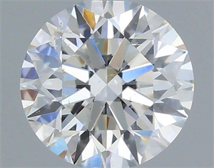 Picture of Natural Diamond 0.47 Carats, Round with Excellent Cut, G Color, SI1 Clarity and Certified by IGI