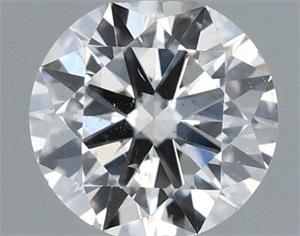 Picture of Natural Diamond 0.43 Carats, Round with Excellent Cut, G Color, SI1 Clarity and Certified by IGI