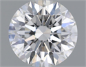 Natural Diamond 0.55 Carats, Round with Excellent Cut, F Color, VVS2 Clarity and Certified by GIA