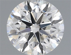 Picture of Natural Diamond 0.60 Carats, Round with Excellent Cut, J Color, VVS2 Clarity and Certified by GIA