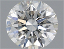 Natural Diamond 0.40 Carats, Round with Excellent Cut, J Color, VS2 Clarity and Certified by GIA