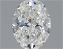 Natural Diamond 0.50 Carats, Oval with  Cut, G Color, VS2 Clarity and Certified by GIA