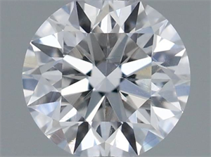 Foto Diamante Natural 0.40 quilates, Redondo , Color D, claridad SI1 y certificado GIA de